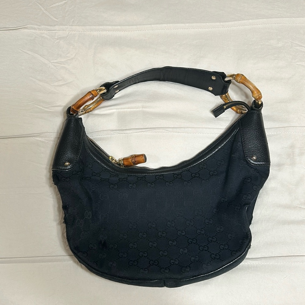 Authentic Vintage Bamboo Hobo Gucci Purse